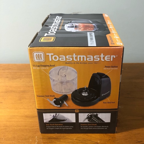 Toastmaster 1.5 Cup Mini Chopper New In Box - Picture 2 of 3